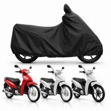 Capa Para Honda Biz 100 110 125 Impermeável Forrada Proteção UV Sol Chuva Com Bolsa