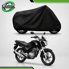 Capa Para Moto Honda CG 160 Impermeável Forrada Proteção UV Sol Chuva Com Bolsa