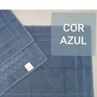 Toalha De Piso Felpuda Atlântica Azul Marinho - Un