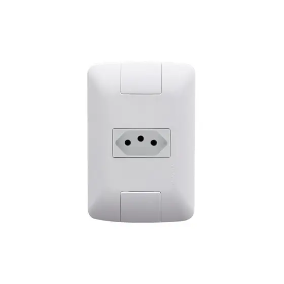 Conjunto Tomada Elétrica 4x2 2P+T 10A 250V Tramontina Aria
