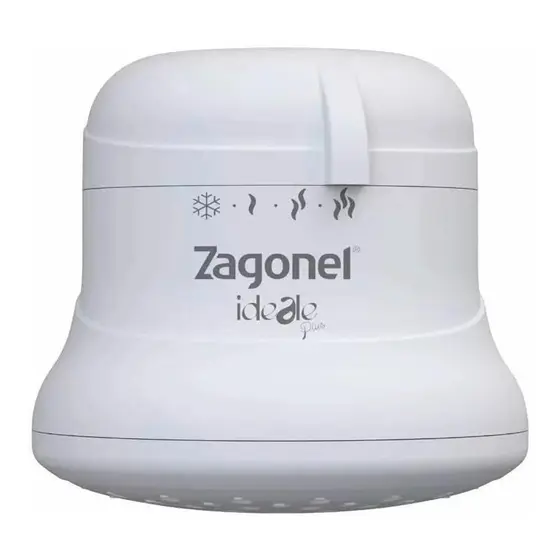 Chuveiro Ducha Elétrico Ideale Plus 4T 127v 5500w Zagonel