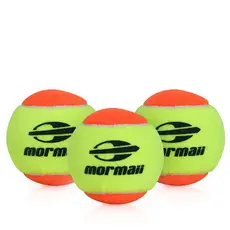 Bola de Beach Tennis Mormaii Premium Pack com 03 Unidades