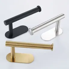 Porta Papel Higiênico aço inoxidável Premium Luxo Preto Prata Dourado