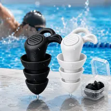 Tampão de Ouvido para Natação Silicone Protetor Auricular Piscina Mar Praia