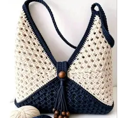 Bolsa transversal em Croche pratica e leve