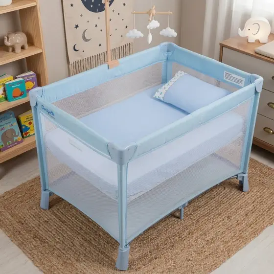 Jogo Lençol 02 Peças Quarto de Bebê CHIQUEIRINHO 100X75cm Ponto Palito Percal 400 Fios