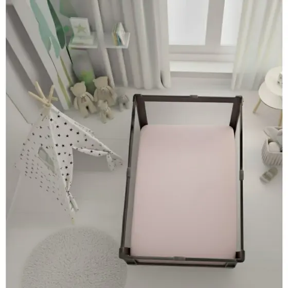 Colchonete Cercado Chiqueirinho 100X75cm Micropercal 400fios Cores Lisas