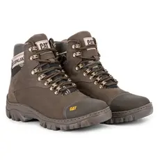Bota Coturno Caterpillar De Couro Resistente a Agua Camping Super Confortavel