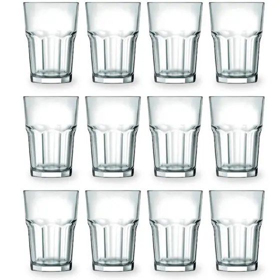 Jogo Copos de Vidro Long Drink 520ml 12 Copos