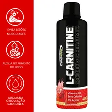 L-Carnitina 3000 + Chromium 480ml Frutas Vermelhas - Prosize Nutrition