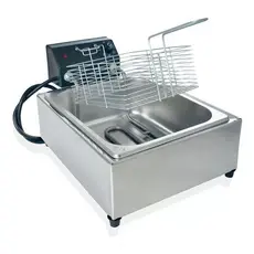 Fritadeira Eletrica industrial 5 Litros 1 Cuba 110v 220v