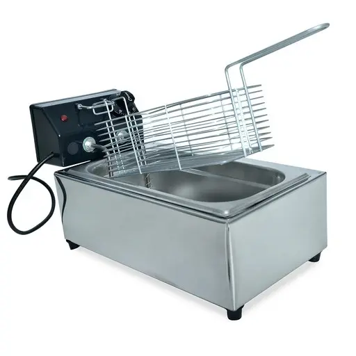 Fritadeira Elétrica 3 litros 1 cuba  LINHA INDUSTRIAL OFERTA!