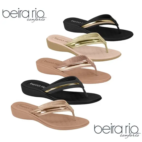 Chinelo Tamanco Feminino Beira Rio Conforto Eva Leve