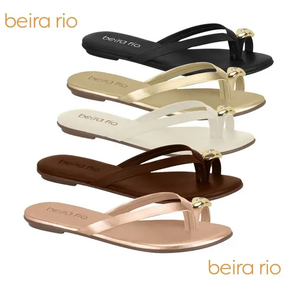 Rasteira Chinelo Tamanco Feminino Beira Rio Confortavel Moda Casual Ref: 8384.767