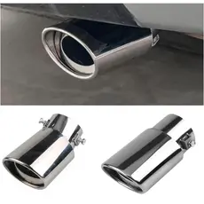 Ponteira Escapamento Esportiva Automotivo Inox Modelo Curvada