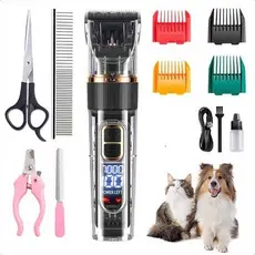 Máquina Tosa Profissional Cachorros Sem Fio Recarregável .