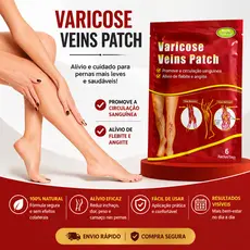 Kit Adesivos Auxilia As Varizes Vasos E Veias Diminuição Alívio de Pernas Cansadas