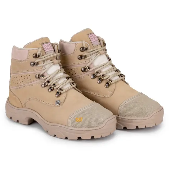 Bota Coturno Feminino Caterpillar Adventure Cano Médio Confortável E Resistente