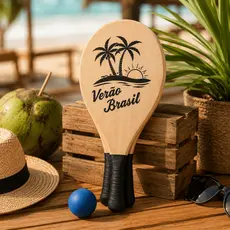 Conjunto de Raquetes com bola, frescobol, jogos de areia - Beach Tênis