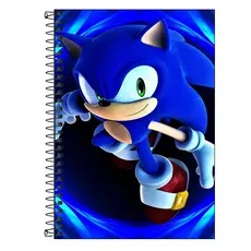 Kit 4 cadernos universitario espiral 80 folhas personalizado
