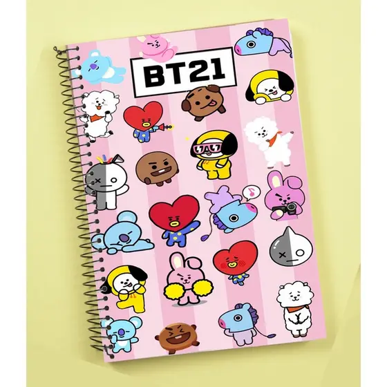 Caderno BT 21 Personalizado - 10 Matérias 200 Folhas