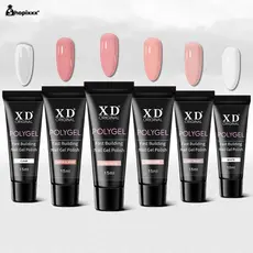 5, 4, 3, 2 e 1 Polygel Lirio LED UV Profissional 15 g F1 Alongamento Poligel Unhas de Gel