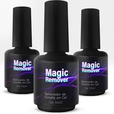 3, 2 e 1 Magic Remover Lirió Removedor Esmalte Em Gel Unha 15ml