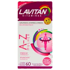 Lavitan AZ Mulher Suplementos Saúde Mulher Funcionamento Do Organismo