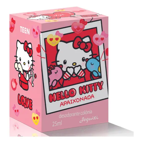 Perfume Deo Colônia Hello Kitty Apaixonada Jequiti 25ml Feminina