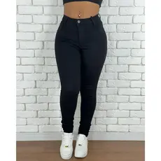 calça jeans feminina preta com Lycra empina bumbum e valoriza o corpo de alta qualidade