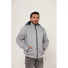 Jaqueta Moletom Masculino Impermeável c/ Fone Forro Pelúcia Não Molha Corta Vento Quente PremiumTérmico Alta Qualidade
