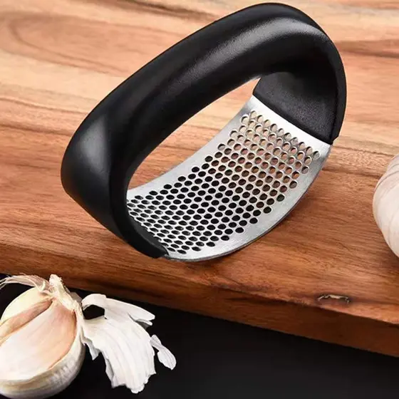 espremedor Amassador Triturador De Alho Inox Manual Cozinha EM3735