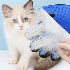 Luva Escova Nano Magnética Tira Pelos Dos Pets Cães E Gatos Luva Tira Pelos Escova Gato