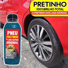 Pretinho para Pneu 900ml 100% Brilho Molhado - O CAMPEÃO DE VENDAS DOS LAVA-RÁPIDOS.