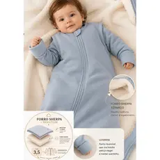 Saco de dormir - Inverno TOG 3.5 (abaixo de 16 °C ~0°C ) Sherpa MANGA REMOVIVEL até 36 meses