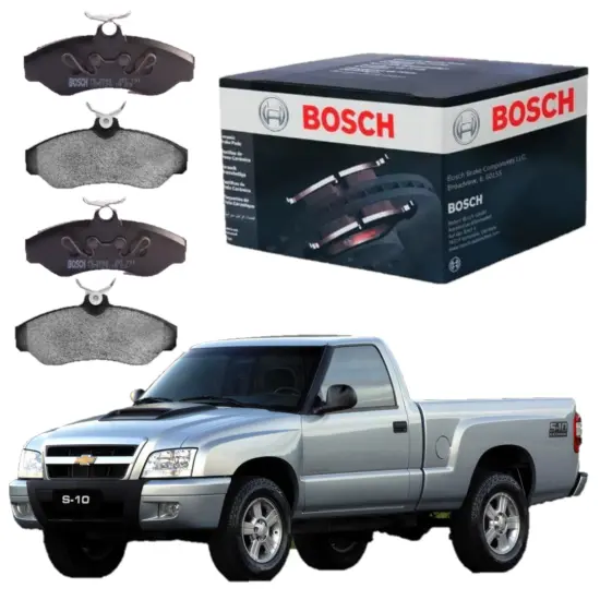 Pastilhas De Freio Dianteira Bosch S10 2.4 2008 2010 2011 BOSCH
