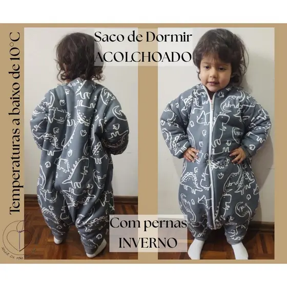 Saco de Dormir com Pernas Acolchoado Inverno Coberta de Vestir Cobertor Infantil Bebê Quentinho P ao 3