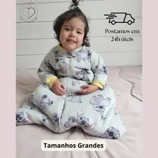 Saco de Dormir Infantil GG XG XXG Acolchoado Verão e Meia Estação Tamanhos Grandes Edredom Forrado