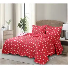 COBRE LEITOS DUPLA FACE EURO 3 PEÇAS ESTAMPADAS