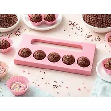 Placa Porcionadora De Brigadeiro 15g Profissional - Enrolador De Doces E Beijinhos