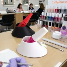 Porta Esmalte Inclinado Suporte de Mesa Manicure Profissional Organizador com Fita Dupla Face