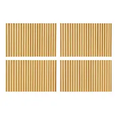 Jogo Americano Bambu kit 4 Esteira 42x30 Cm Multiuso Mesa