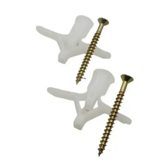 Kit 30 Bucha Ancora Para Drywall Gesso Com Parafuso