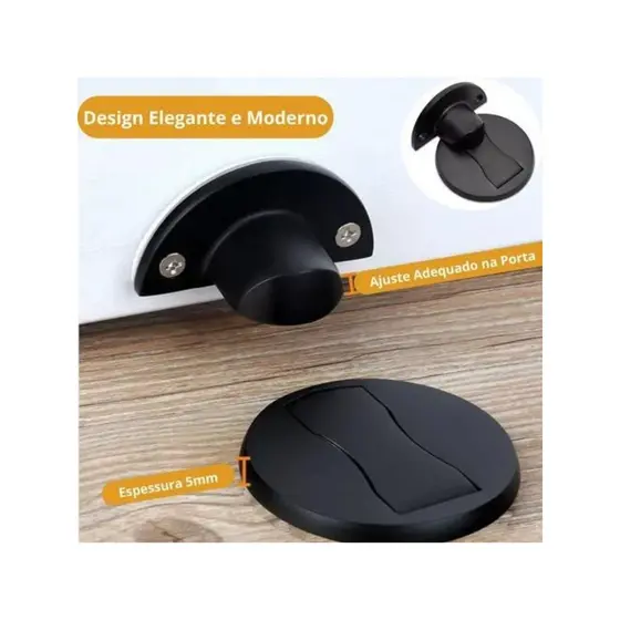 Prendedor Trava Porta Magnético Resistente Modelo Premium
