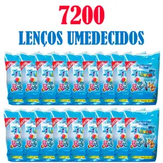 Kit 18 Refil De Lenços Umedecidos Fiesta Com 400 Unidades (7200 lenços) DIRETO DA FÁBRICA