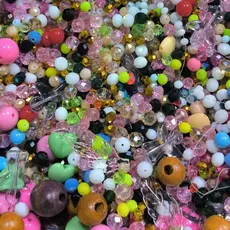 Contas Acrílica Miçangas Bolas Resinas Cristais Diversos formatos Mix para artesanato crochê
