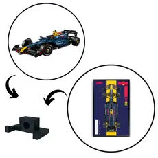 Suporte Para Lego Formula 1 Red Bull Technic 42206