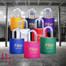 Cadeado 20mm Color Com 2 Chaves Piller