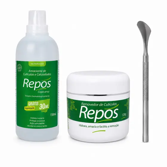Kit Spa Dos Pés Amaciante 150ml E Removedor 120g Bisturi 222 Repos Calosidade Podologia