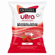 Cera Depilatória Pérolas Ultra Ruby 1kg - Depimiel